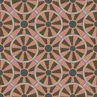 soyut geometrik renk desenli vektör çizimi