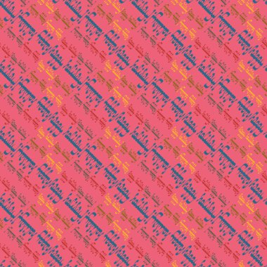 Arapça mutlu tatil çok renkli seamless modeli