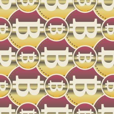 bitcoins parlak parlak pahalı sikkeleri ile Seamless modeli 