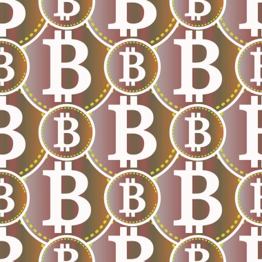 bitcoins parlak parlak pahalı sikkeleri ile Seamless modeli 