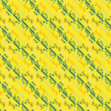 Arapça mutlu tatil çok renkli seamless modeli