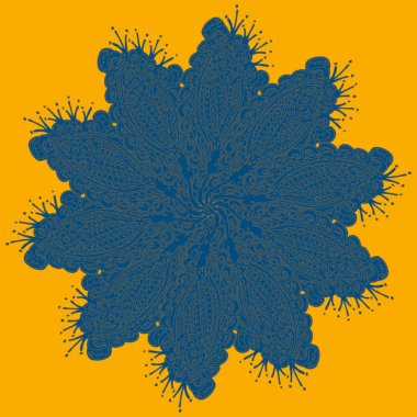 Stil zentangle yeni simetrik mandala doodle ile sanat esin kaynağı oldu. Duvar kağıdı, desen dolgularını, web sayfaları, yüzey dokuları için dekoratif nesne-ebilmek var olmak kullanılmış.