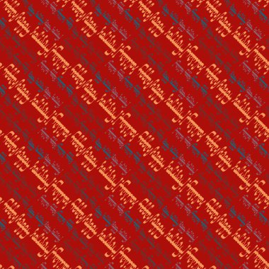 Arapça mutlu tatil çok renkli seamless modeli