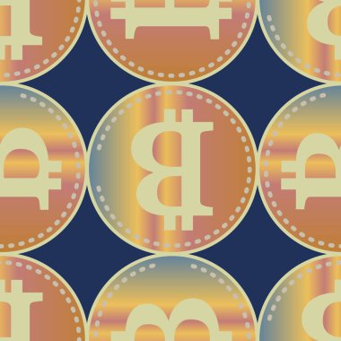 bitcoins parlak parlak pahalı sikkeleri ile Seamless modeli 