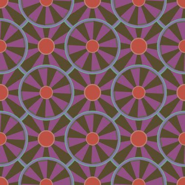 soyut geometrik renk desenli vektör çizimi