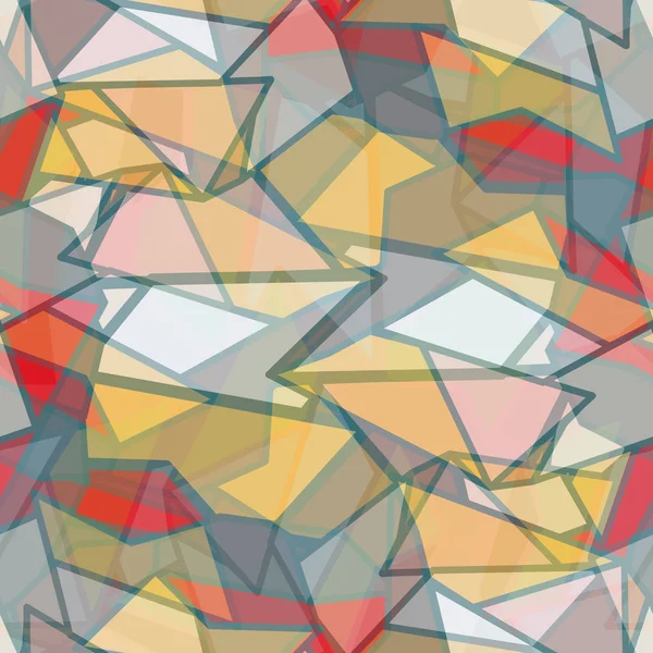 Векторна Ілюстрація Абстрактного Геометричного Кольорового Безшовного Візерунка — стоковий вектор