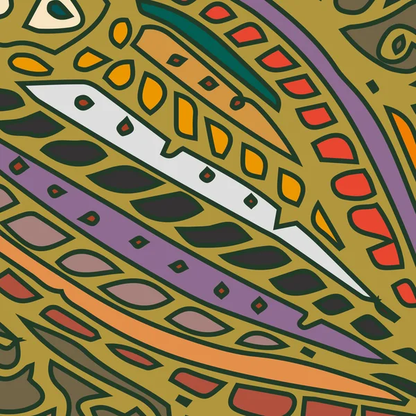 Zentangle arka plan çok renkli kaos seamless modeli örgü