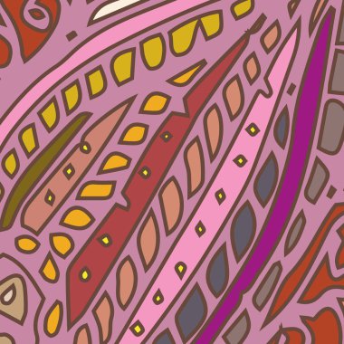 Zentangle arka plan çok renkli kaos seamless modeli örgü