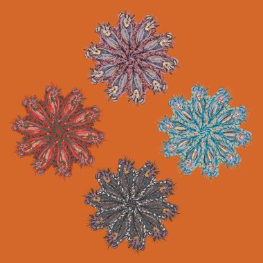 Arka plan için renkli seamless modeli. 