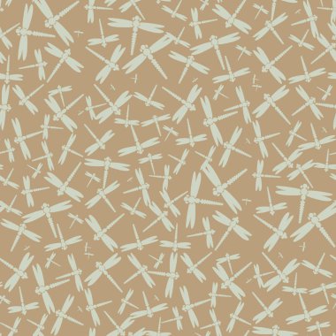 Dekoratif renkli seamless modeli ile şirin yusufçuk