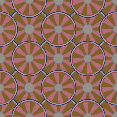 soyut geometrik renk desenli vektör çizimi