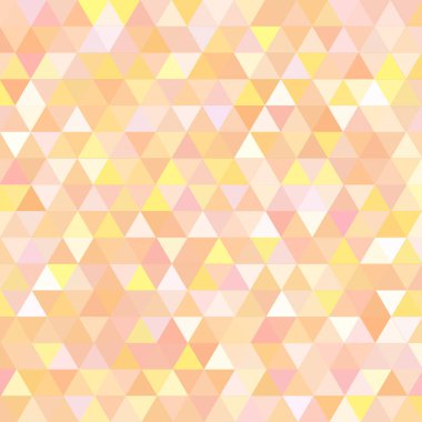 Sorunsuz üçgenler desen. Arka plan ile renkli geometrik şekiller. Vektör