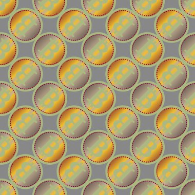 bitcoins parlak parlak pahalı sikkeleri ile Seamless modeli 