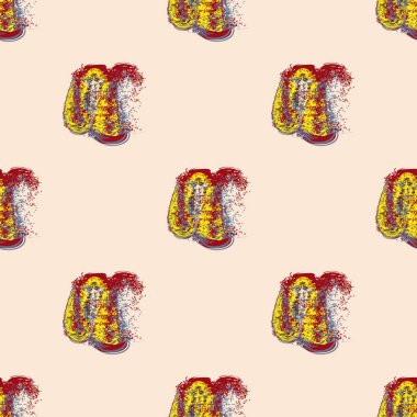 Suluboya soyut lekesi seamless modeli