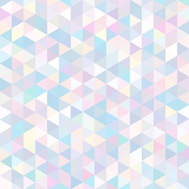 Sorunsuz üçgenler desen. Arka plan ile renkli geometrik şekiller. Vektör