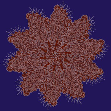 Stil zentangle yeni simetrik mandala doodle ile sanat esin kaynağı oldu. Duvar kağıdı, desen dolgularını, web sayfaları, yüzey dokuları için dekoratif nesne-ebilmek var olmak kullanılmış.