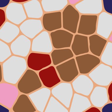 soyut renkli mozaik seamless modeli