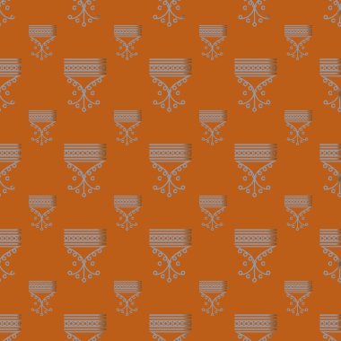 soyut dikişsiz desen, vektör illüstrasyonu