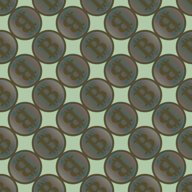 bitcoins parlak parlak pahalı sikkeleri ile Seamless modeli 
