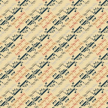 Arapça mutlu tatil çok renkli seamless modeli