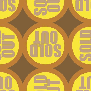 Dikişsiz desen, vektör çizim sattı