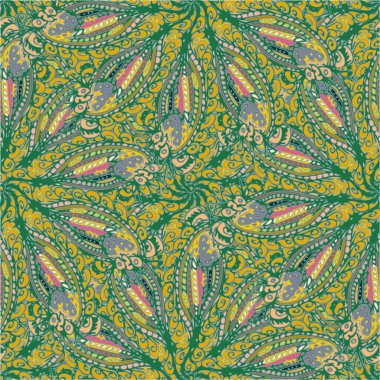 Soyut kumaş çiçek yaprakları arka plan, seamless modeli, vektör çizim