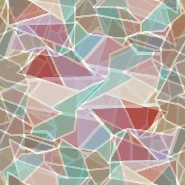 soyut geometrik renkli Dikişsiz desen vektör çizim