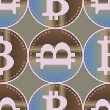 bitcoins parlak parlak pahalı sikkeleri ile Seamless modeli 