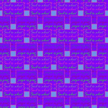 Okul hazırlıkları, arka plan için yeni dikişsiz desen. 