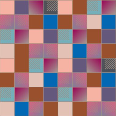 soyut geometrik renkli seamless modeli. vektör çizim