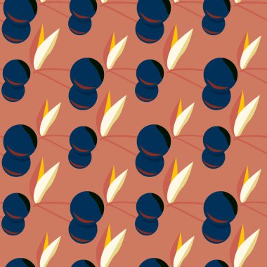 Kiraz için arka plan ile renkli seamless modeli. 