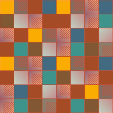 soyut geometrik renkli seamless modeli. vektör çizim