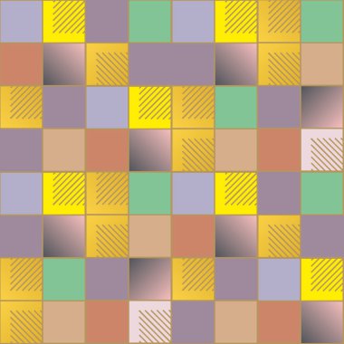 soyut geometrik renkli seamless modeli. vektör çizim