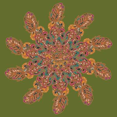 Stil zentangle yeni simetrik mandala doodle ile sanat esin kaynağı oldu. Duvar kağıdı, desen dolgularını, web sayfaları, yüzey dokuları için dekoratif nesne-ebilmek var olmak kullanılmış.