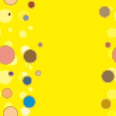 Soyut geometrik renkli seamless modeli daireler ile vektör çizim arka planı için. 