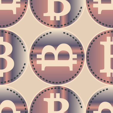 bitcoins parlak parlak pahalı sikkeleri ile Seamless modeli 