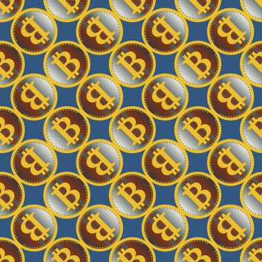 bitcoins parlak parlak pahalı sikkeleri ile Seamless modeli 