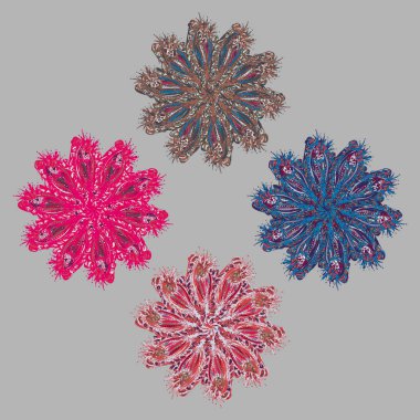 Stil zentangle yeni simetrik mandala doodle ile sanat esin kaynağı oldu. Duvar kağıdı, desen dolgularını, web sayfaları, yüzey dokuları için dekoratif nesne-ebilmek var olmak kullanılmış.