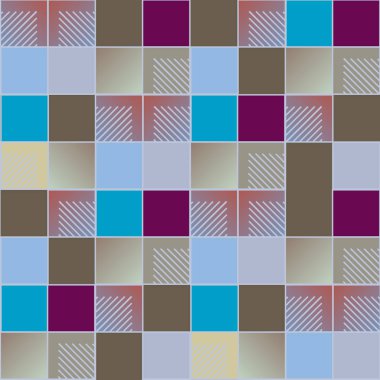 soyut geometrik renkli seamless modeli. vektör çizim