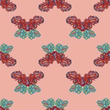 soyut dikişsiz desen, vektör illüstrasyonu