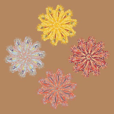 Arka plan için renkli seamless modeli. 