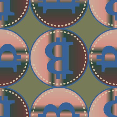 bitcoins parlak parlak pahalı sikkeleri ile Seamless modeli 