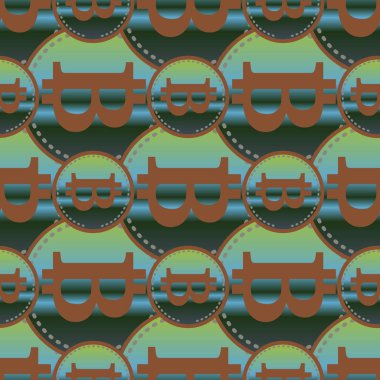 bitcoins parlak parlak pahalı sikkeleri ile Seamless modeli 