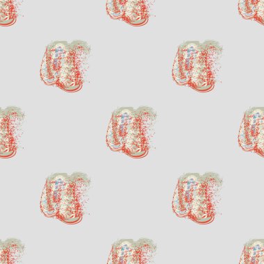 Suluboya soyut lekesi seamless modeli