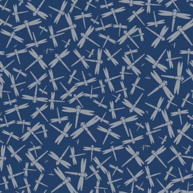 Dekoratif renkli seamless modeli ile şirin yusufçuk