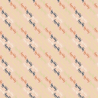 Arapça mutlu tatil çok renkli seamless modeli