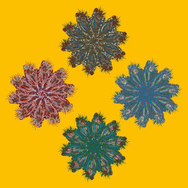 Stil zentangle yeni simetrik mandala doodle ile sanat esin kaynağı oldu. Duvar kağıdı, desen dolgularını, web sayfaları, yüzey dokuları için dekoratif nesne-ebilmek var olmak kullanılmış.