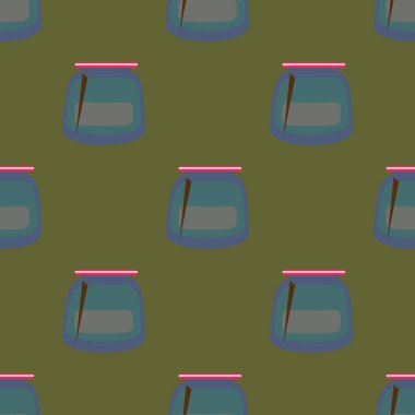 Zentangle arka plan çok renkli kaos seamless modeli örgü