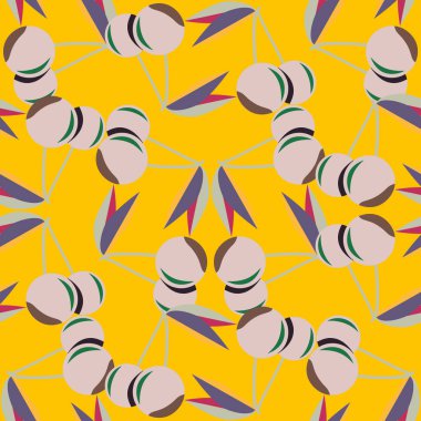 Kiraz için arka plan ile renkli seamless modeli. 