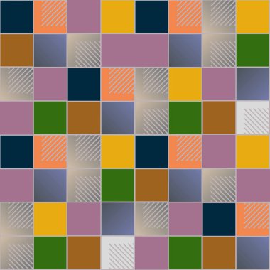 soyut geometrik renkli seamless modeli. vektör çizim